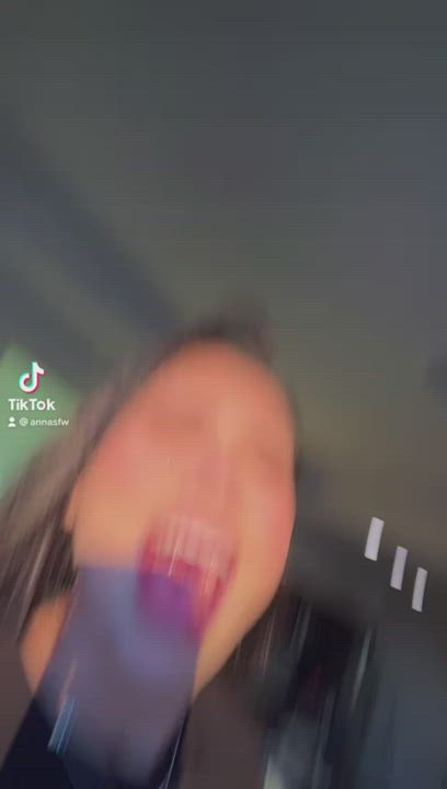 Latina Screaming TikTok gif