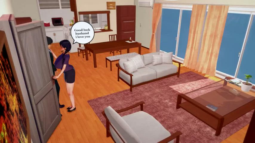 cheating hentai housewife gif