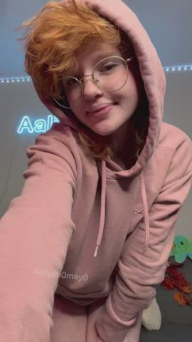 freckles glasses redhead titty drop gif