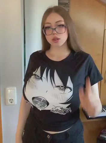 anime big tits busty jiggling teen tiktok gif