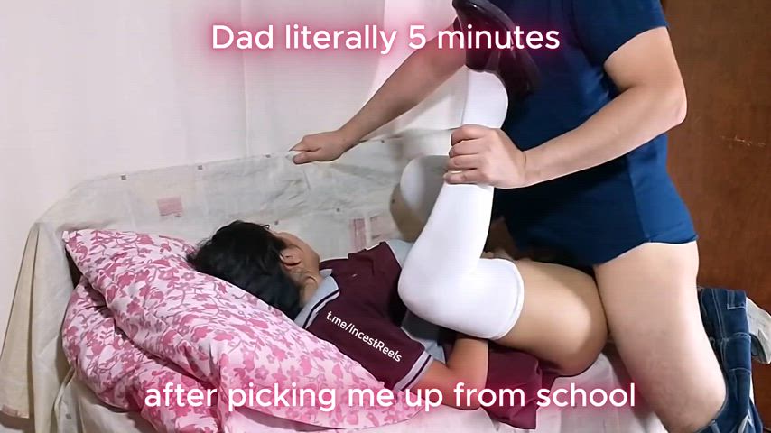 breeding dad daddy daughter family schoolgirl gif