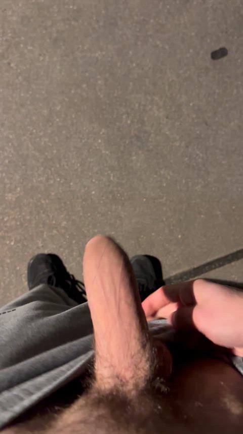 big dick cockflash masturbating teen gif