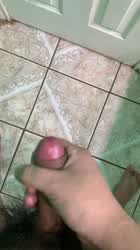 Foreskin Hairy Pussy Male Masturbation gif