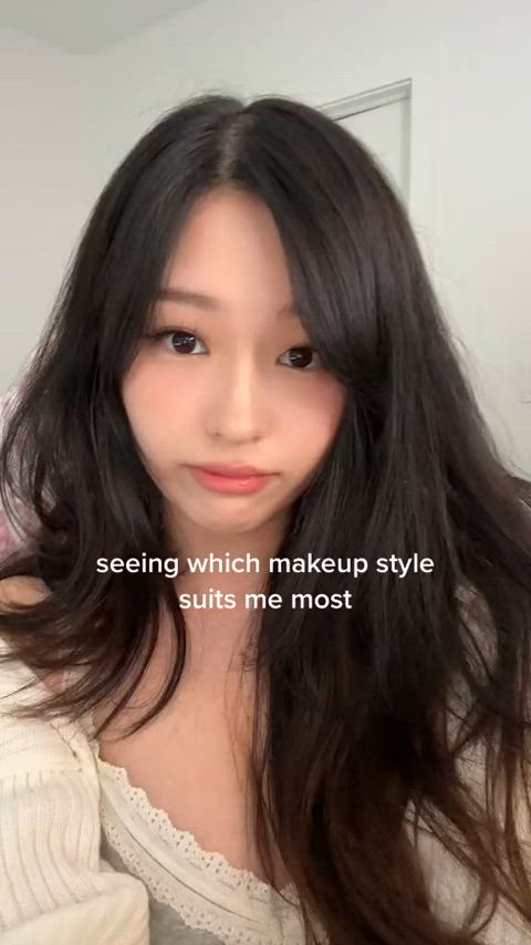 asian korean hair gif