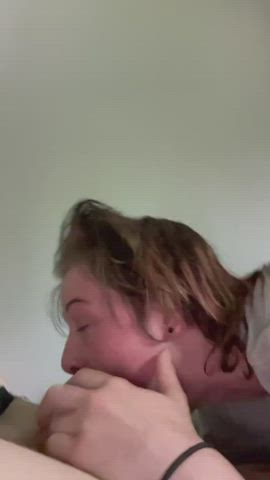 big dick choking deepthroat face fuck gagging petite sloppy throat fuck gif