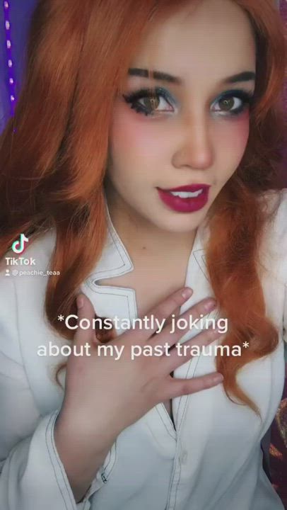 Cute Funny Porn Lips Lipstick TikTok gif