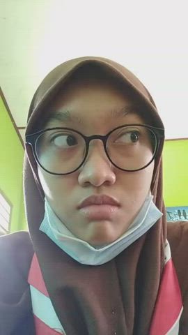 hijab indonesian teen gif