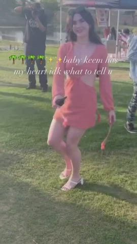 Celebrity Dancing Legs Underboob gif
