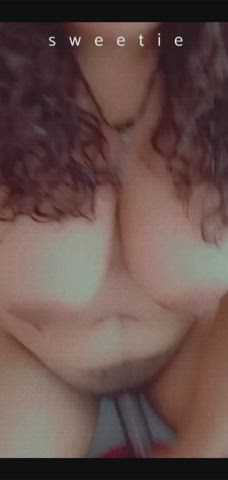 Chubby Masturbating Pussy Tits gif