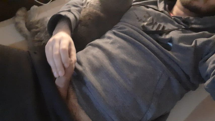 foreskin masturbating uncut gif