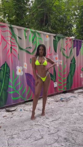 Bikini Latina Model gif