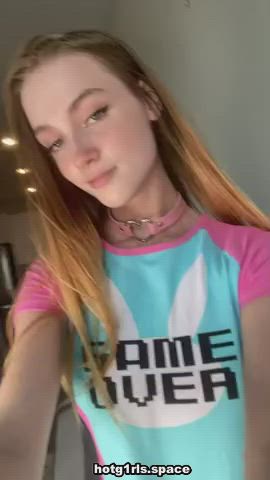 pussy pussy licking sissy slut sister solo tiktok wet wet pussy white girl gif