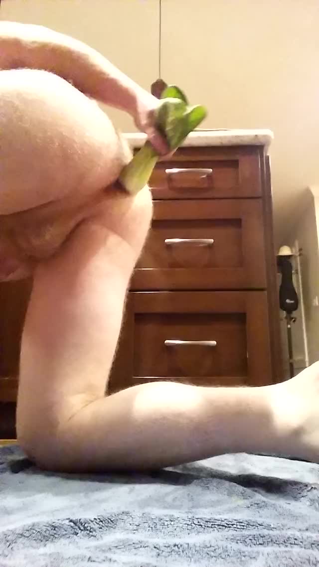 Bok choy anal insertion. Would recommend.