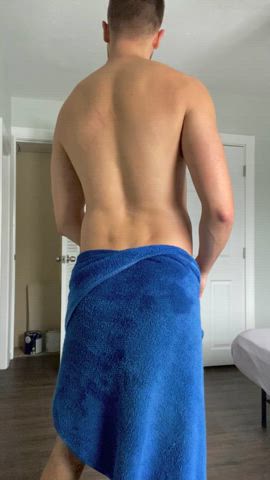 Whoops my towel fell