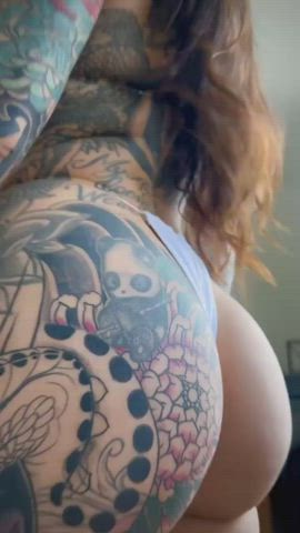 Ass Big Ass Big Tits Boobs Booty Brunette Latina Natural Tits Tattoo gif