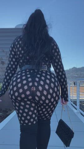 BBW Booty Clothed Pawg Thick gif
