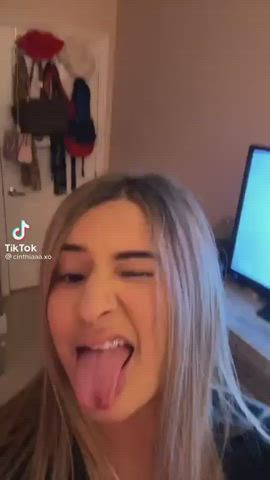 non-nude tease tiktok gif