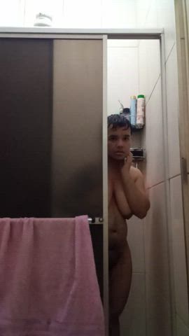 big ass big tits exhibitionism ftm latina shower solo trans man wet trans-girls gif