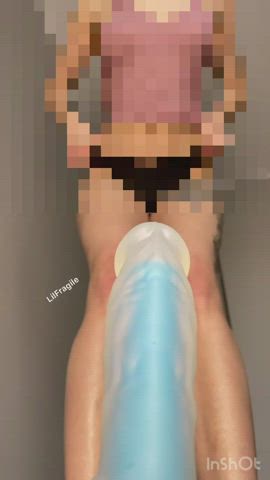 Video of riding my dildo right in your face now out on my OnlyFans!