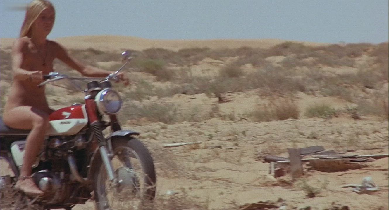 Classic: Nude motorcycle rider (Gilda Texter - Vanishing Point (US1971)) (1/2)