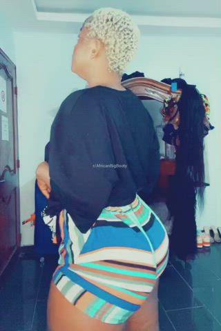 african big ass booty gif