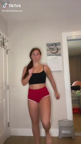 Ass Cute Eye Contact Shorts TikTok Tongue Fetish Twerking gif