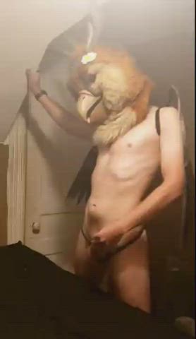 Cock Cosplay Humping Masturbating Underwear gif