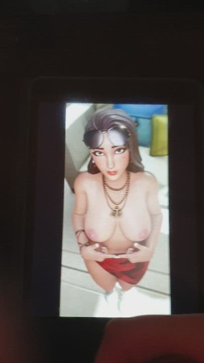Moaning cum tribute for Summer Ruby from fortnite. Pictures in comments