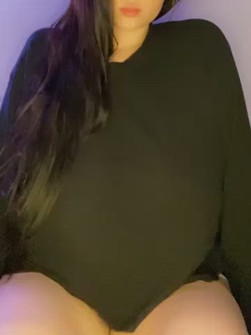 OnlyFans Striptease Thick Thighs Titty Drop kadydelrey gif
