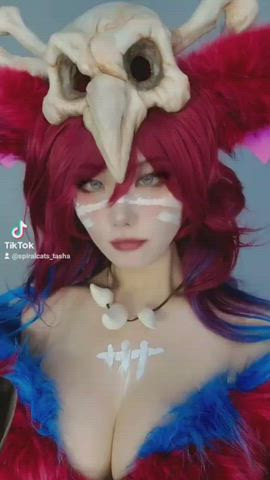 Asian Cosplay Cute Korean Model gif