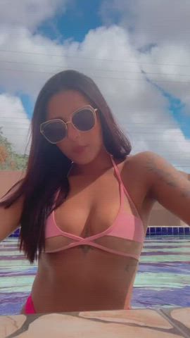 Brazilian Dancing Natural Petite Pool gif