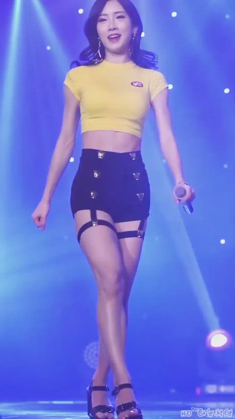 abs asian legs gif