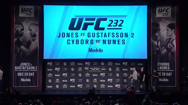 Jones vs Gustafsson Staredown