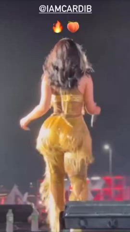 cardi b ebony latina thick gif