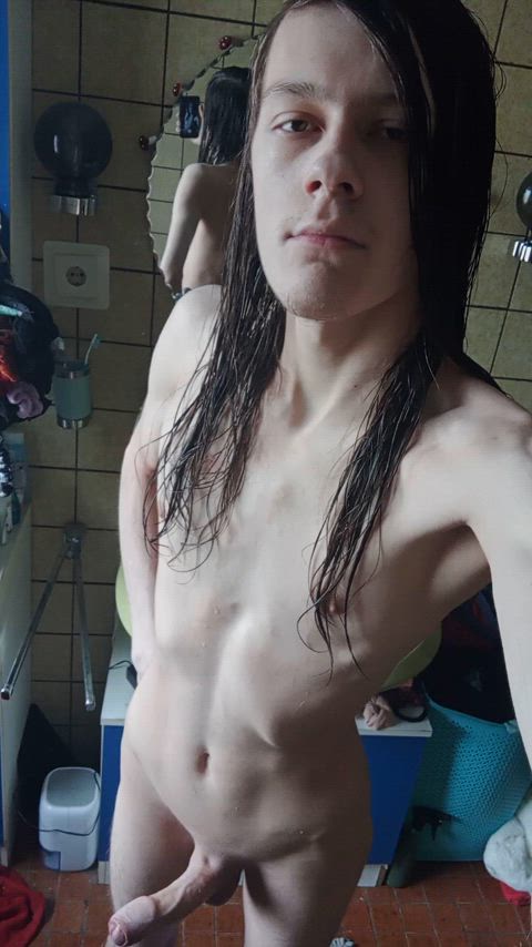 19 years old bathroom bisexual cock gay nude nudist solo teen uncut bisexual-male