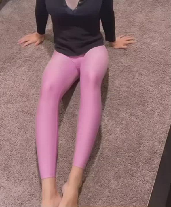 Cute Femboy Leggings Sissy gif