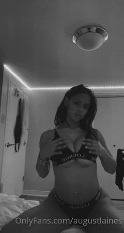 Boobs Ebony Petite gif