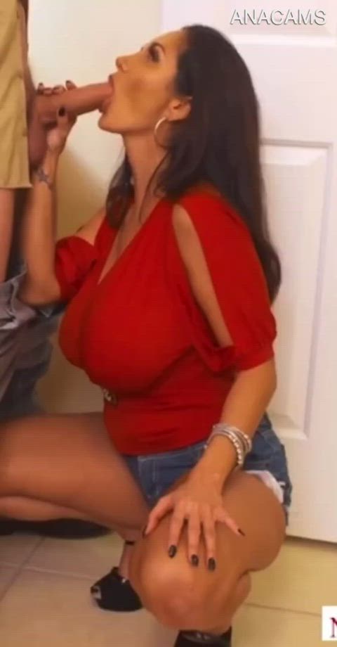 ava addams blowjob deepthroat gif