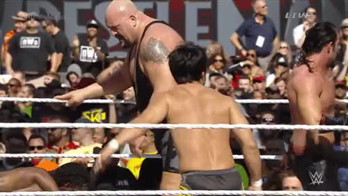 Hideo Itami Eliminated by Big Show