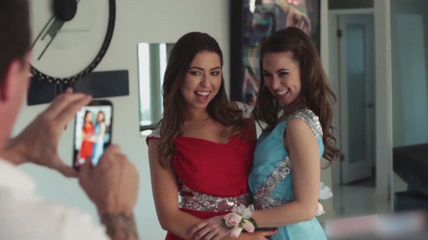 The Riley Reid Melissa Moore classic prom scene