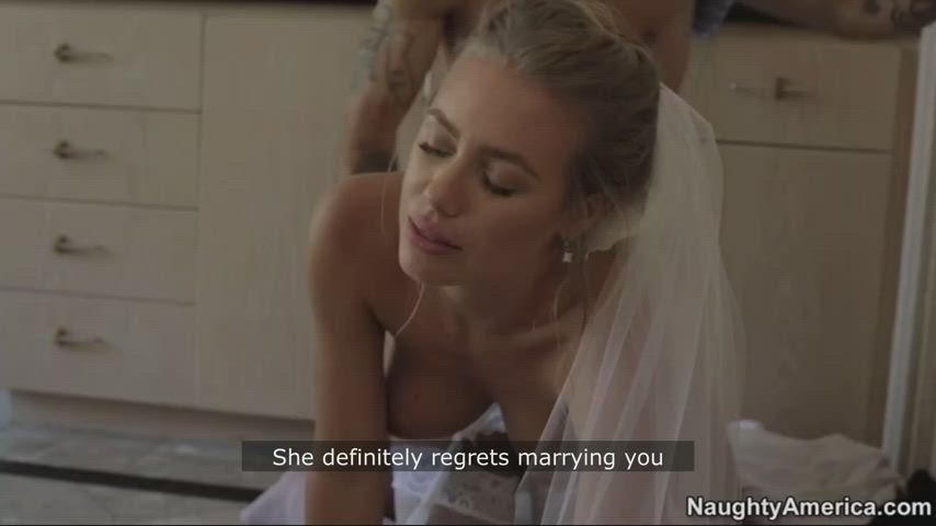 bbc bride caption cheating cuckold doggystyle hotwife humiliation brides gif