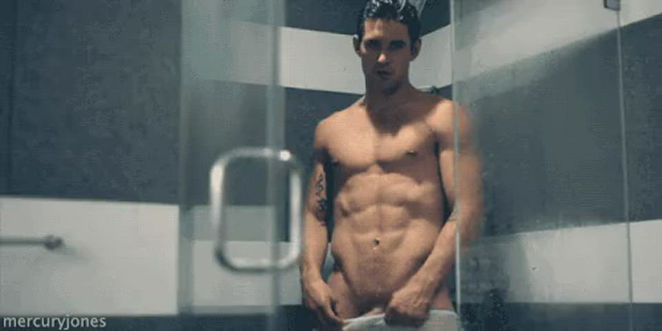 gay shower solo gif