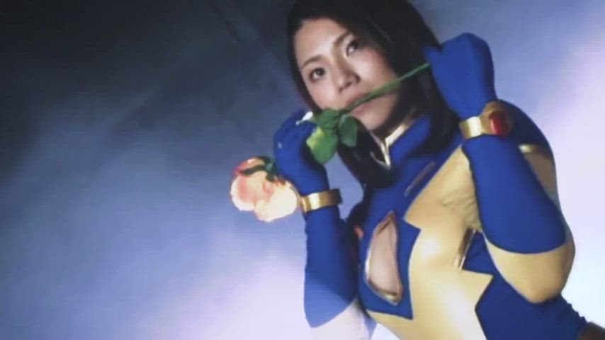 caught cosplay superheroine gif