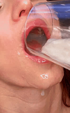 cum in mouth cum swallow cumshot swallowing gif