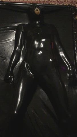 Bed Sex Fetish Latex Rubber gif