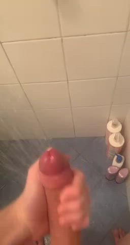 Barely Legal Cock Milking Cum Cumshot Femdom Messy POV Shower Sloppy gif