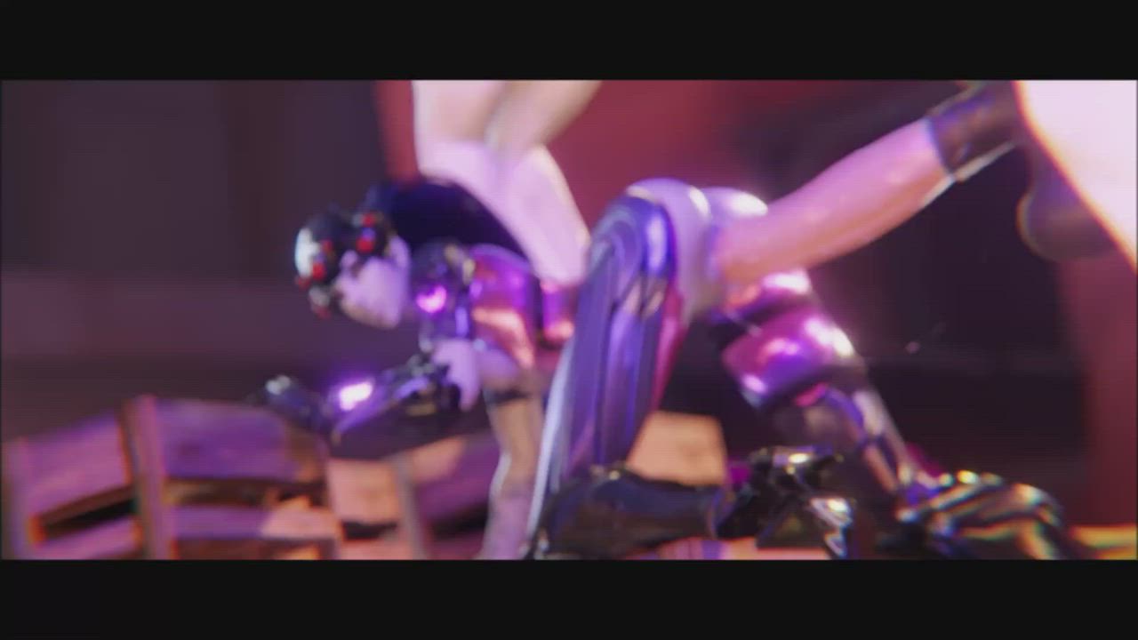 Widowmaker gets creampied (The Bartender)