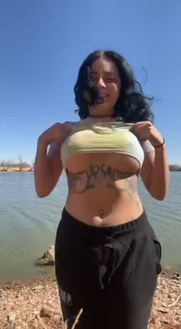 boobs bouncing bouncing tits latina tits gif