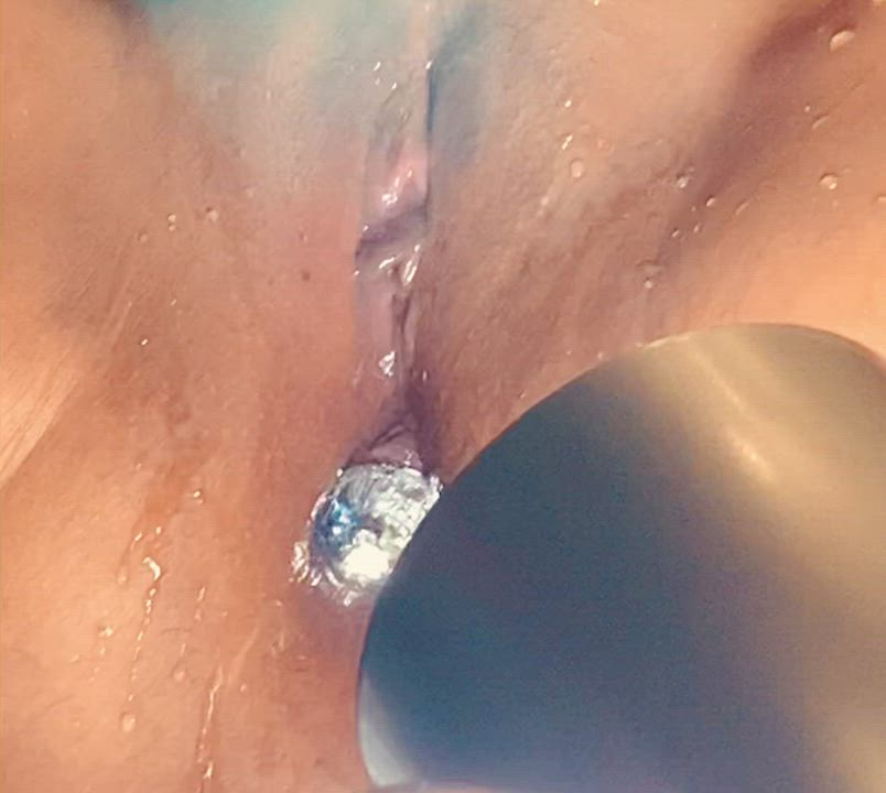Butt Plug Squirting Wet Pussy gif