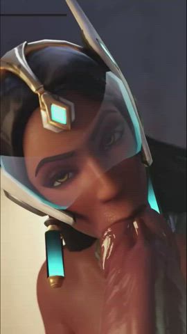 symmetra self blowjob ( Lewdhyl ) [ Overwatch ]